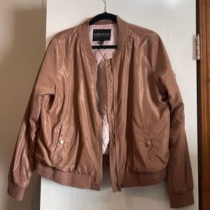 Tan/brown bomber jacket